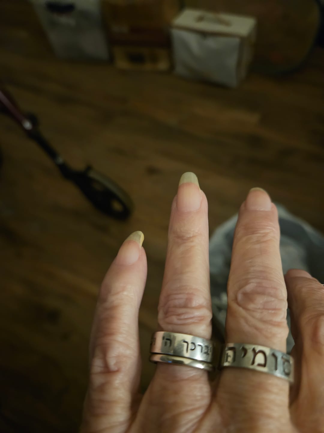 Customer photo review of Priestly Blessing Ring – 925 Sterling Silver Rhodium Plated