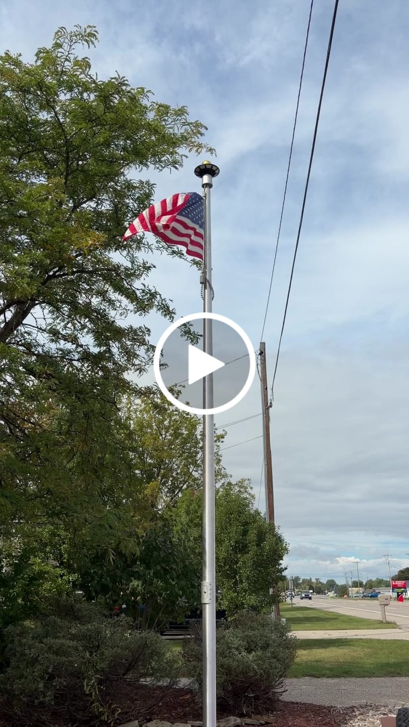 Customer video review of 3' x 5' American Flag