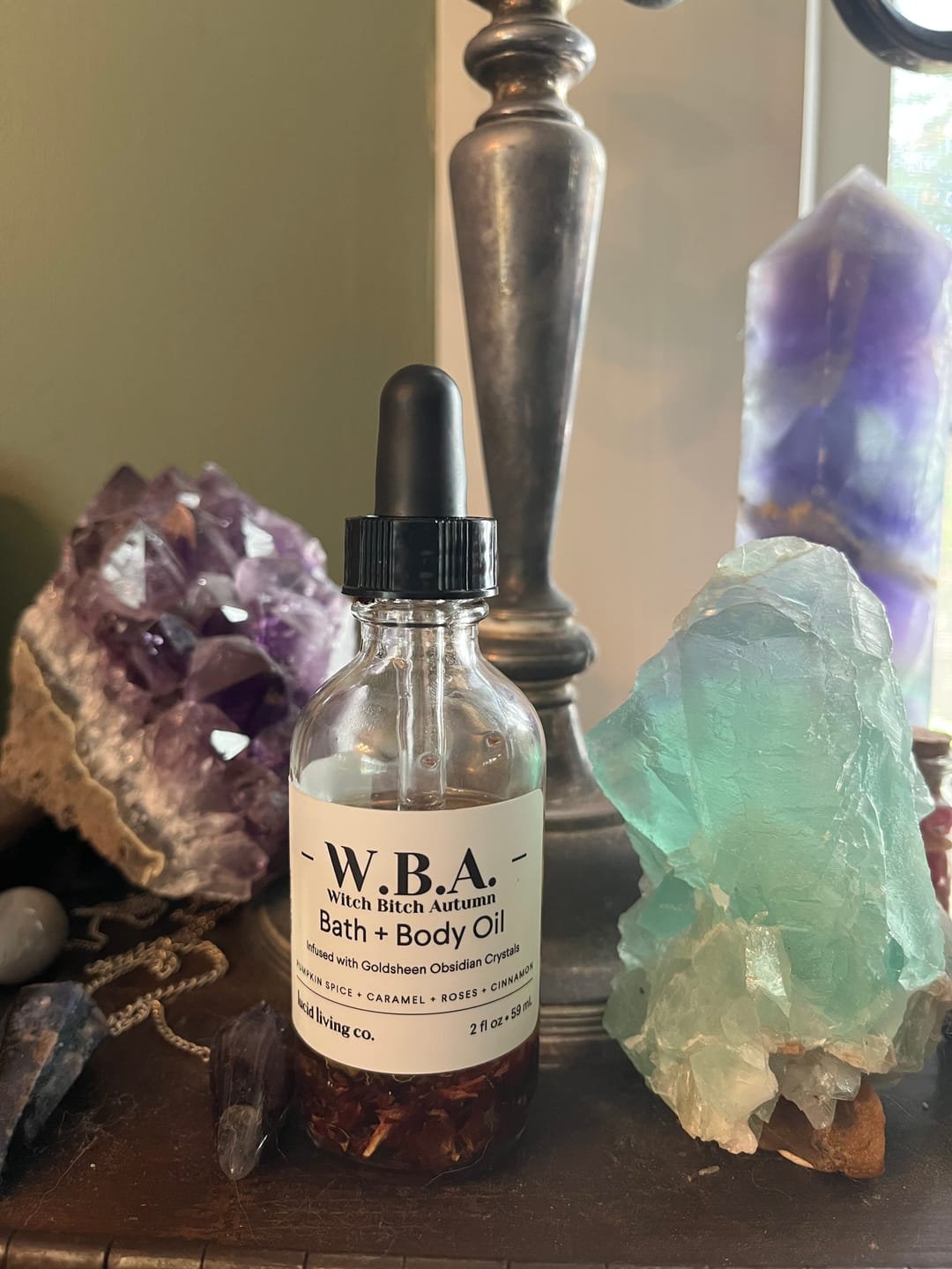 Customer photo review of W.B.A. Witch Bitch Autumn Bath & Body Oil