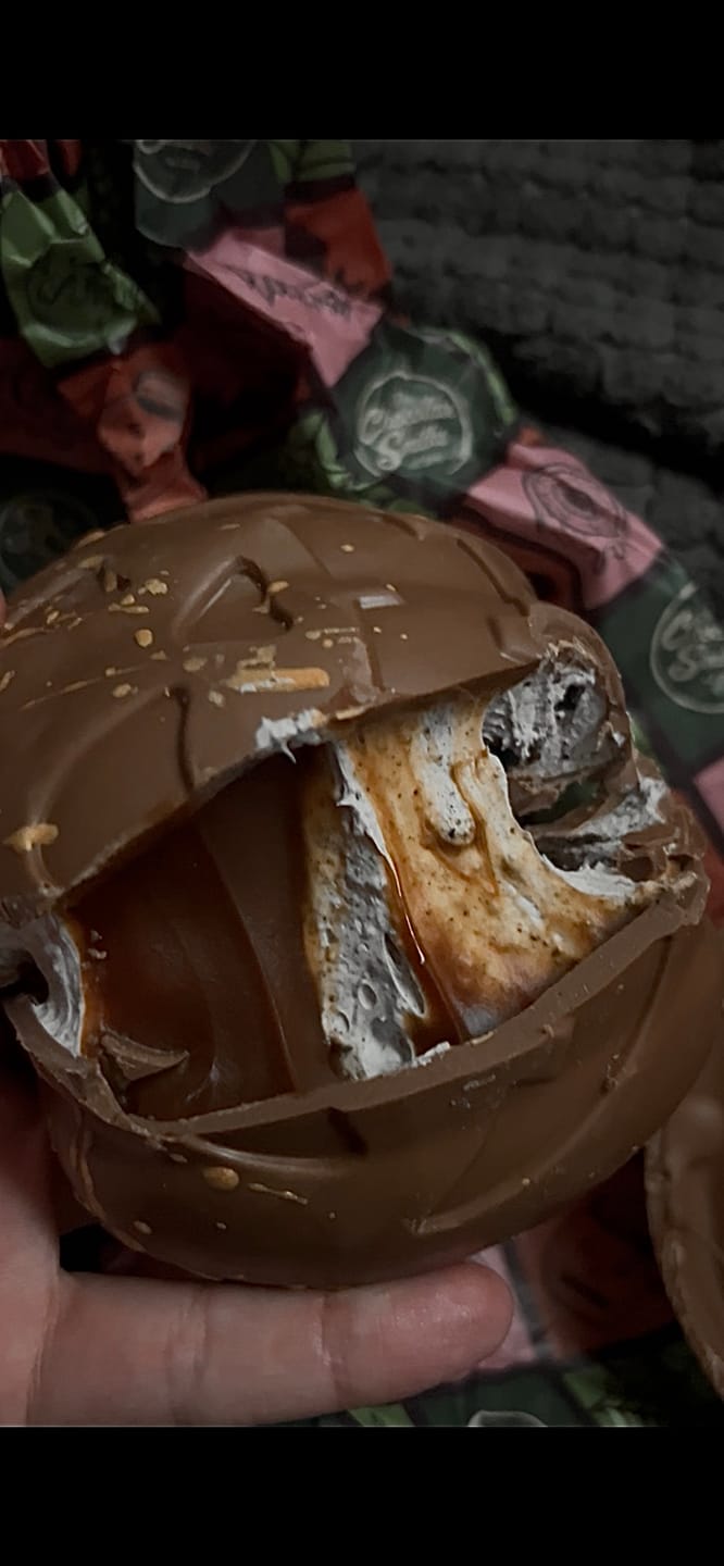 Customer photo review of S'mores Chocolate Pumpkin 550g