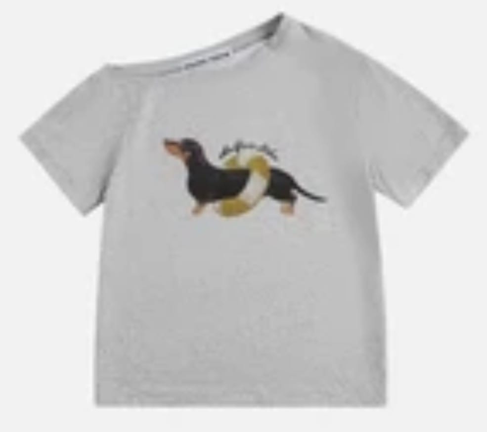 Customer photo review of Aelfric Eden Dachshund Off-The-Shoulder Tee