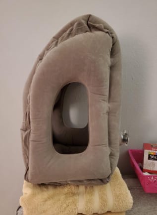 Customer photo review of CozyCloud™ - Almohada de Viaje Inflable