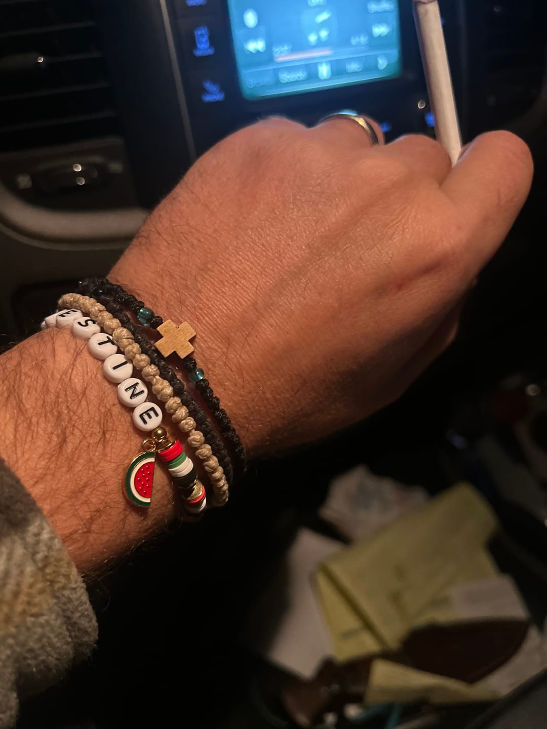 Customer photo review of Palestine Freedom Bracelet