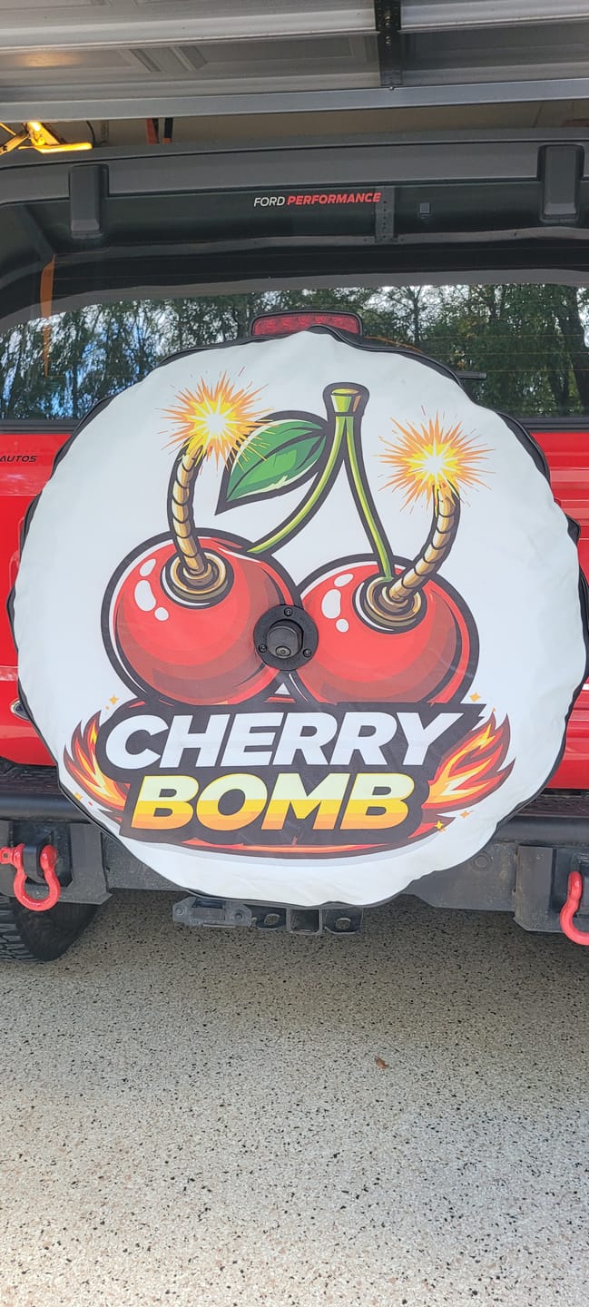Customer photo review of CUSTOM Ford Bronco Tire Cover