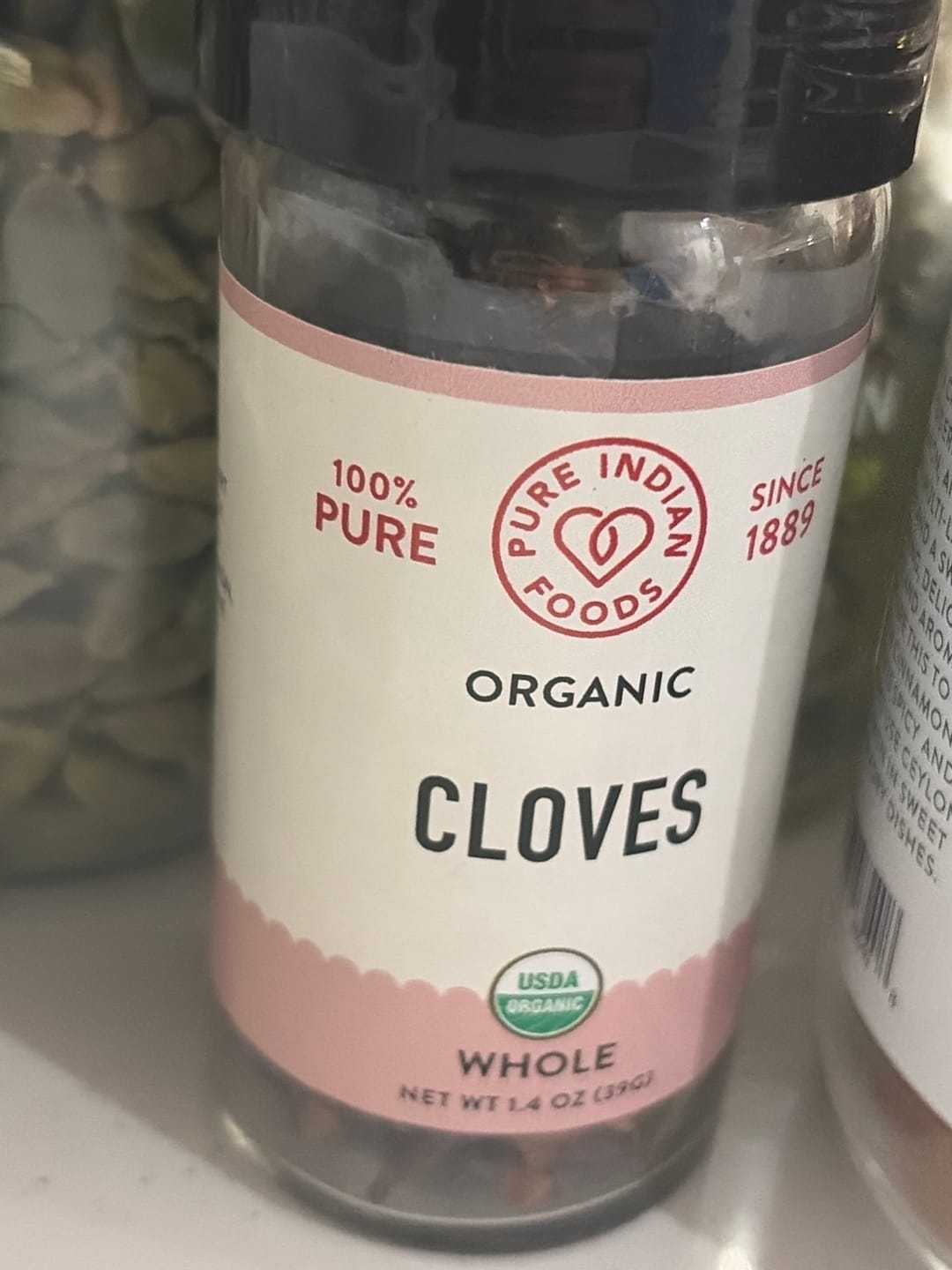 Customer photo review of Cloves Whole, Certified Organic - 1.4 oz