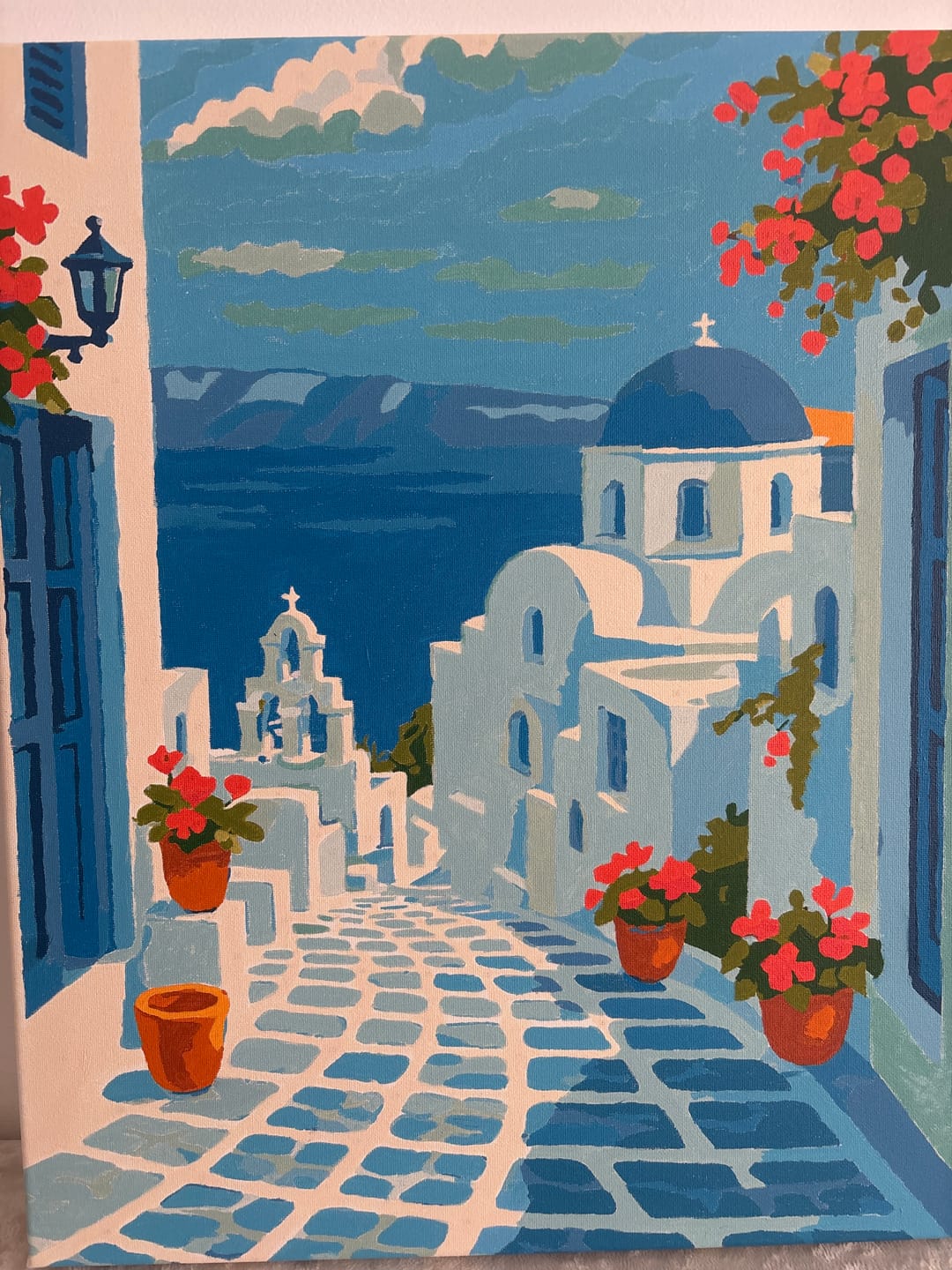 Customer photo review of Santorini (Pintura por Números) 40x50 cm