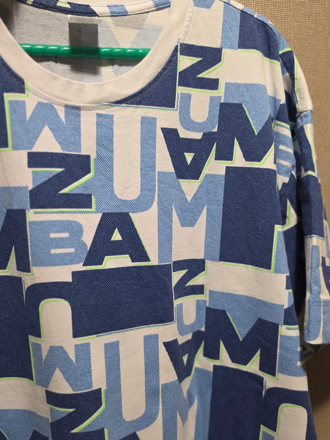 Customer photo review of Jean Jamz Oversized Crew Neck Top