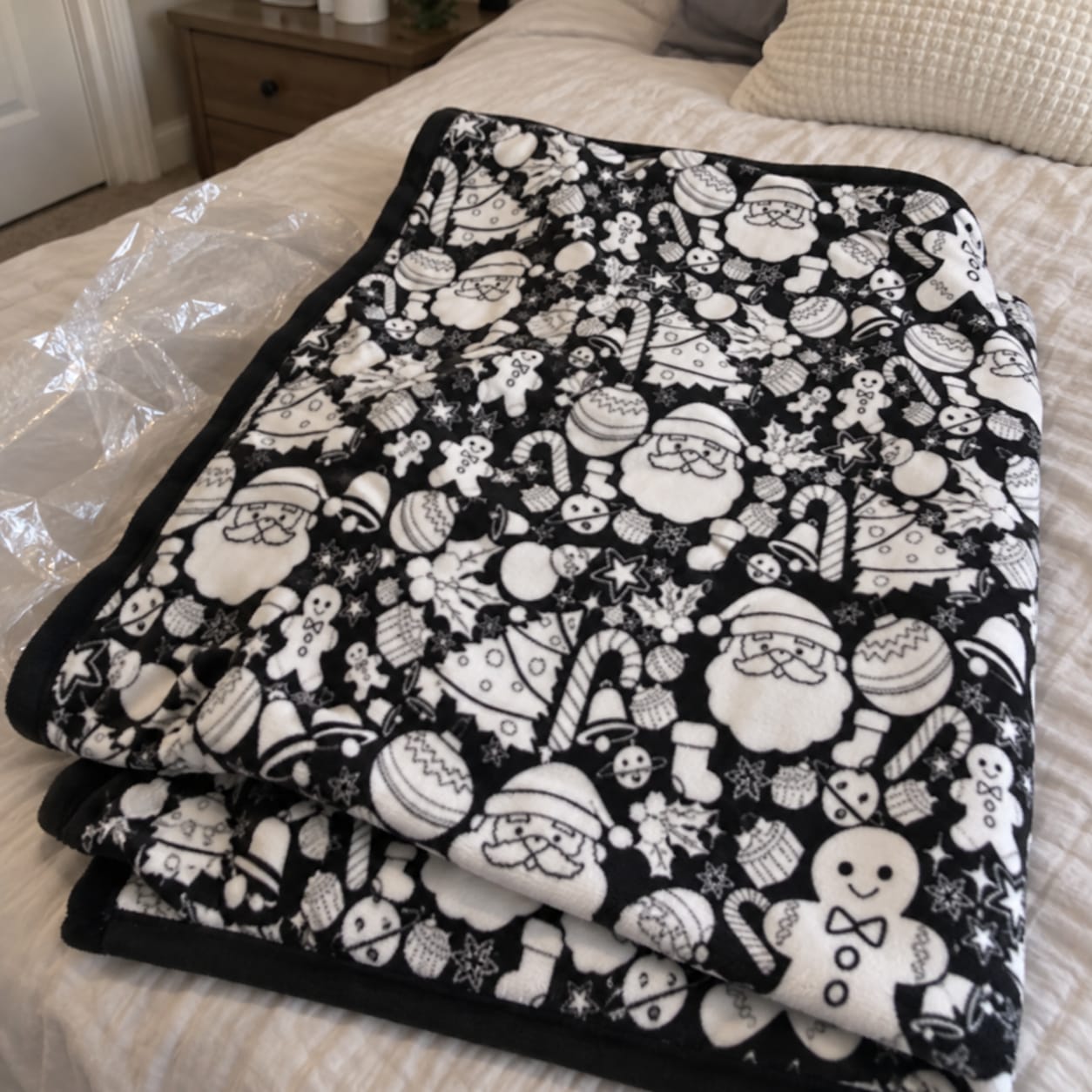 Customer photo review of Color & Cuddle Blanket