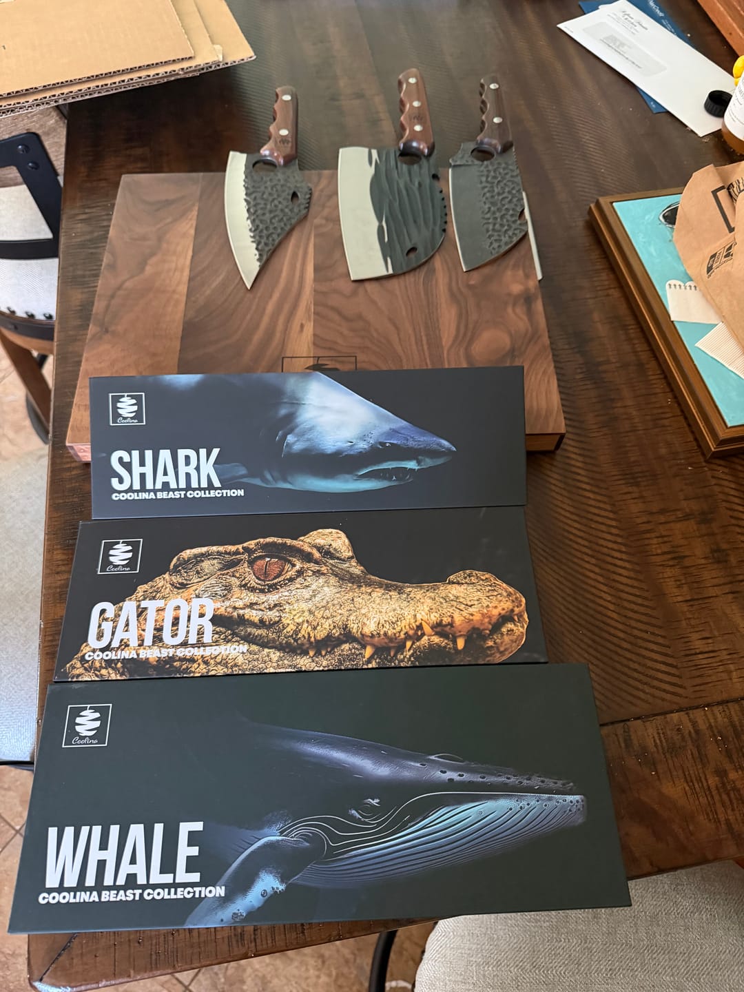 Customer photo review of Shark 5.8" Cleaver Knife