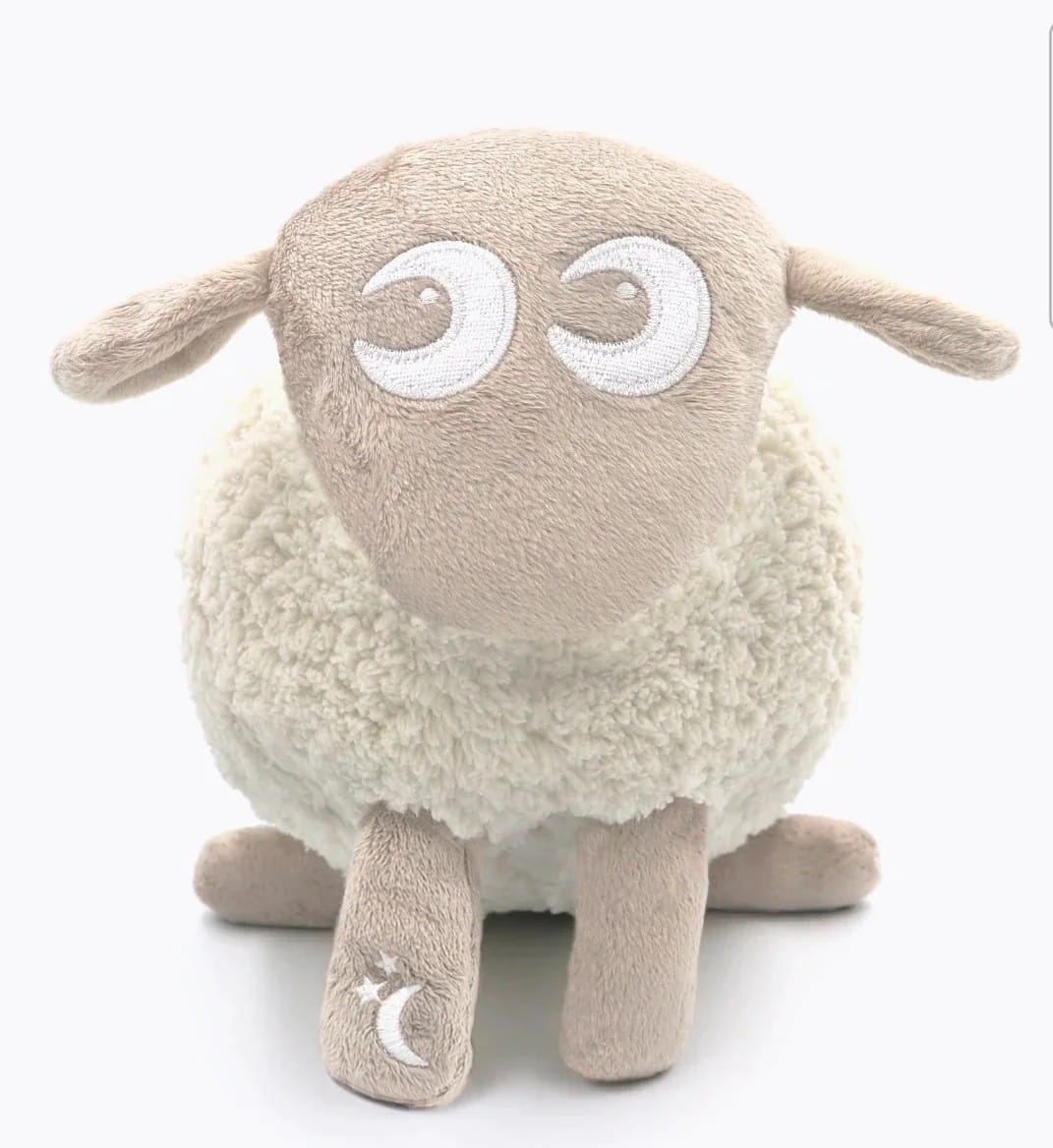 Customer photo review of ewan Deluxe | baby shushing sleep sheep | beige