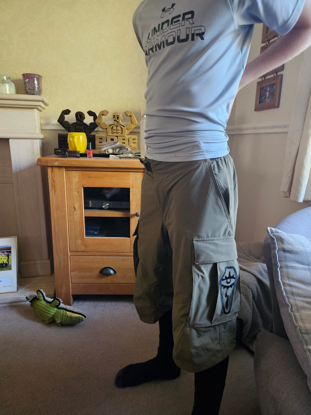Customer photo review of Cryptkeeper | All Season Trail Short | Burnt Olive