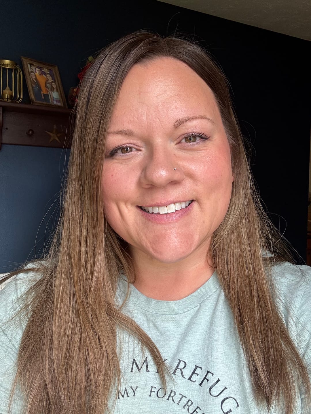 Customer photo review of Rich Medium Brunette // Clingy Fibers