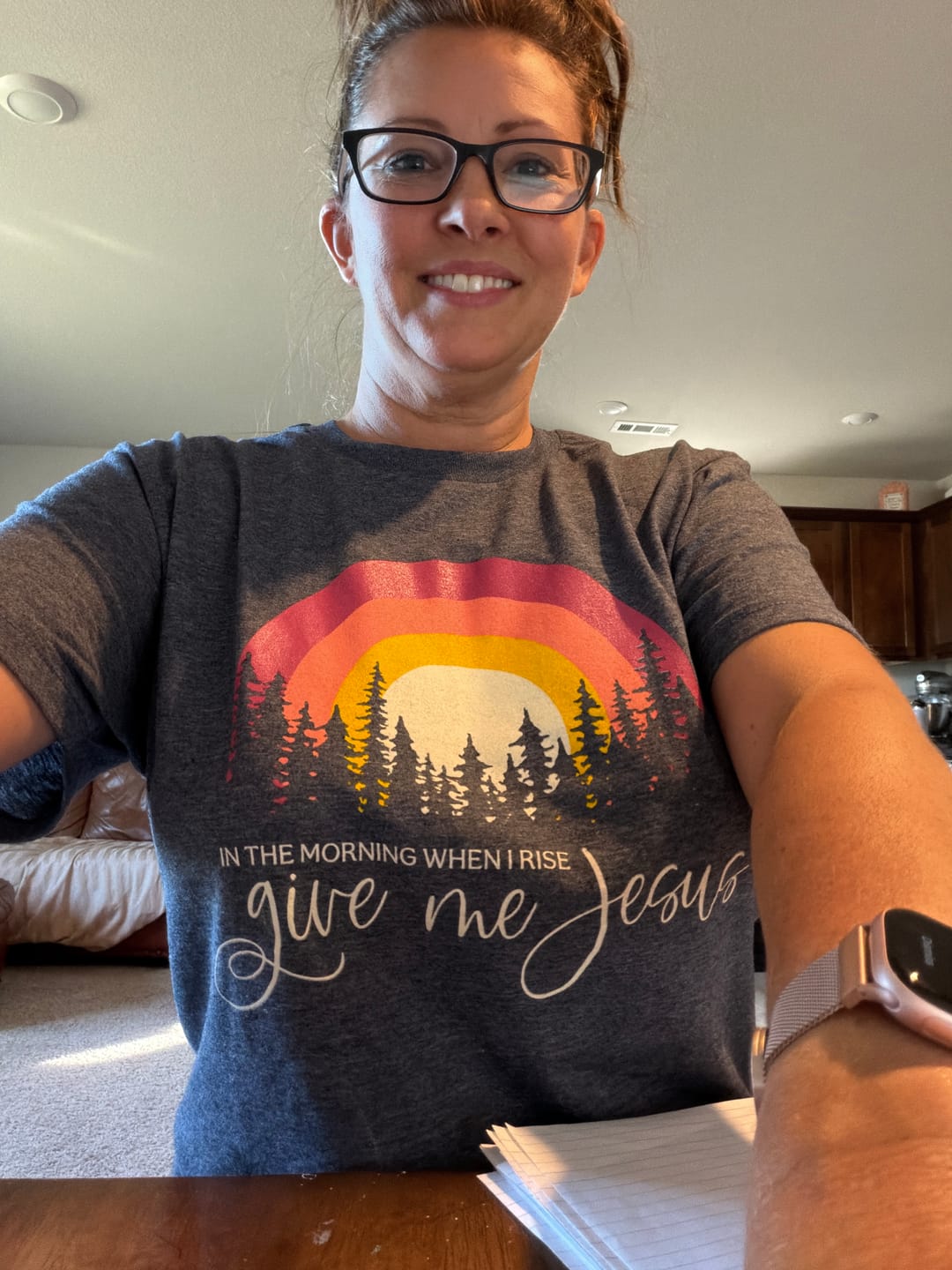 Customer photo review of Give Me Jesus Tee