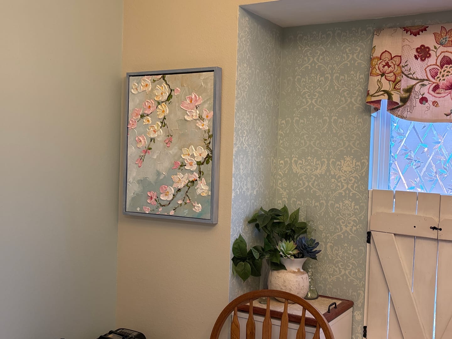 Customer photo review of 3D Textured Floral Wall Art - Spring Reverie