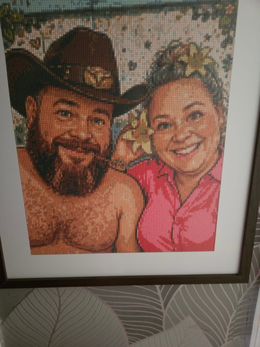 Customer photo review of Eget Foto Diamond Painting