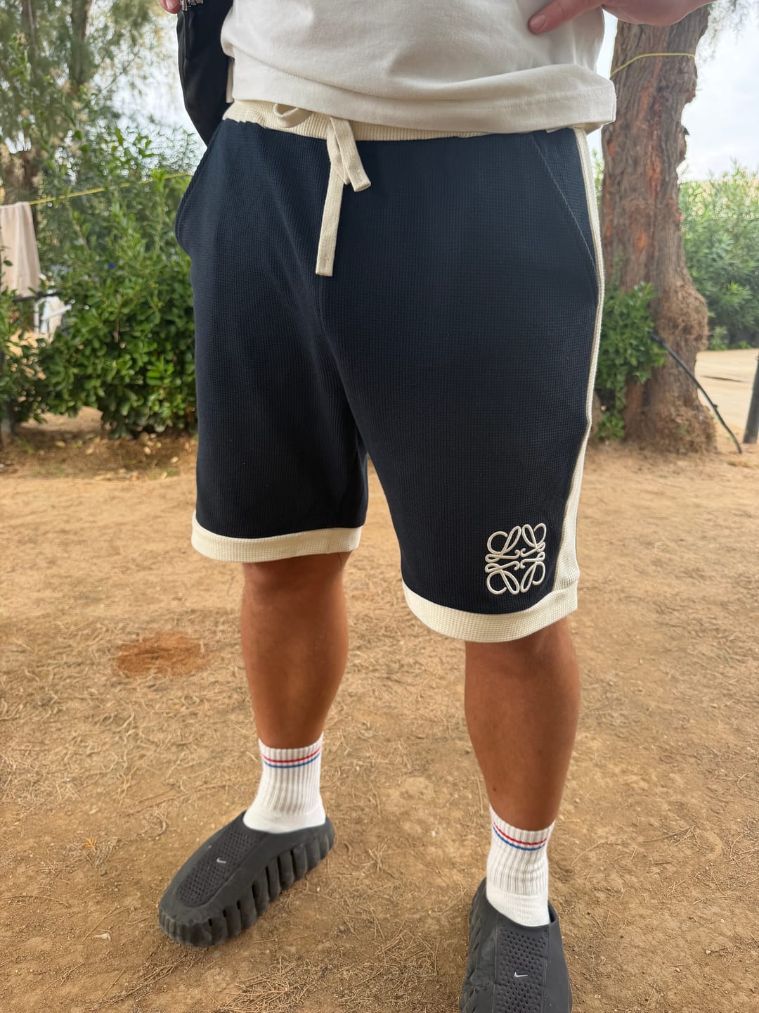 Customer photo review of Black and Off-white Short