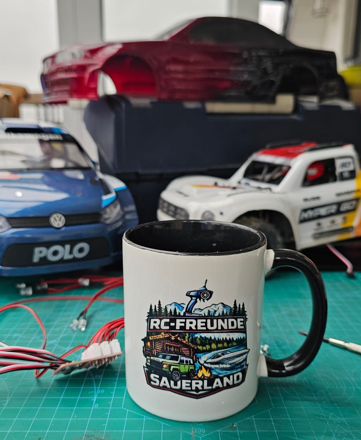 Customer photo review of TassenExpress - Becher Keramik Tasse mit Logo bedruckt 325ml Firmenlogo