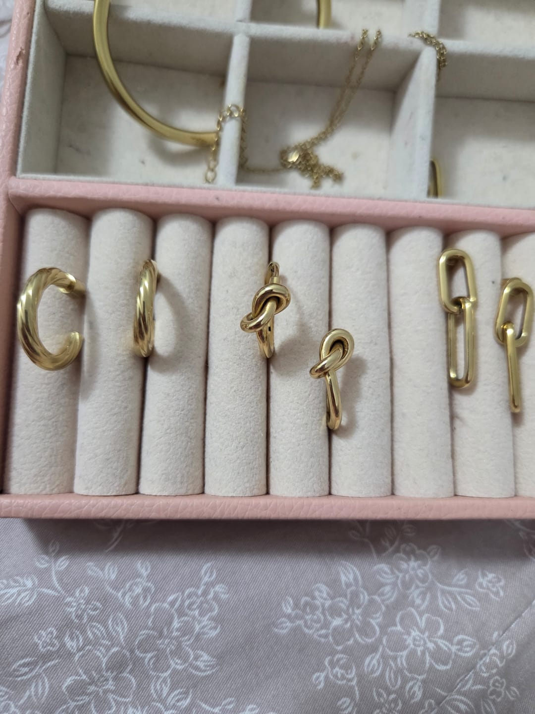Customer photo review of Eternity Earrings