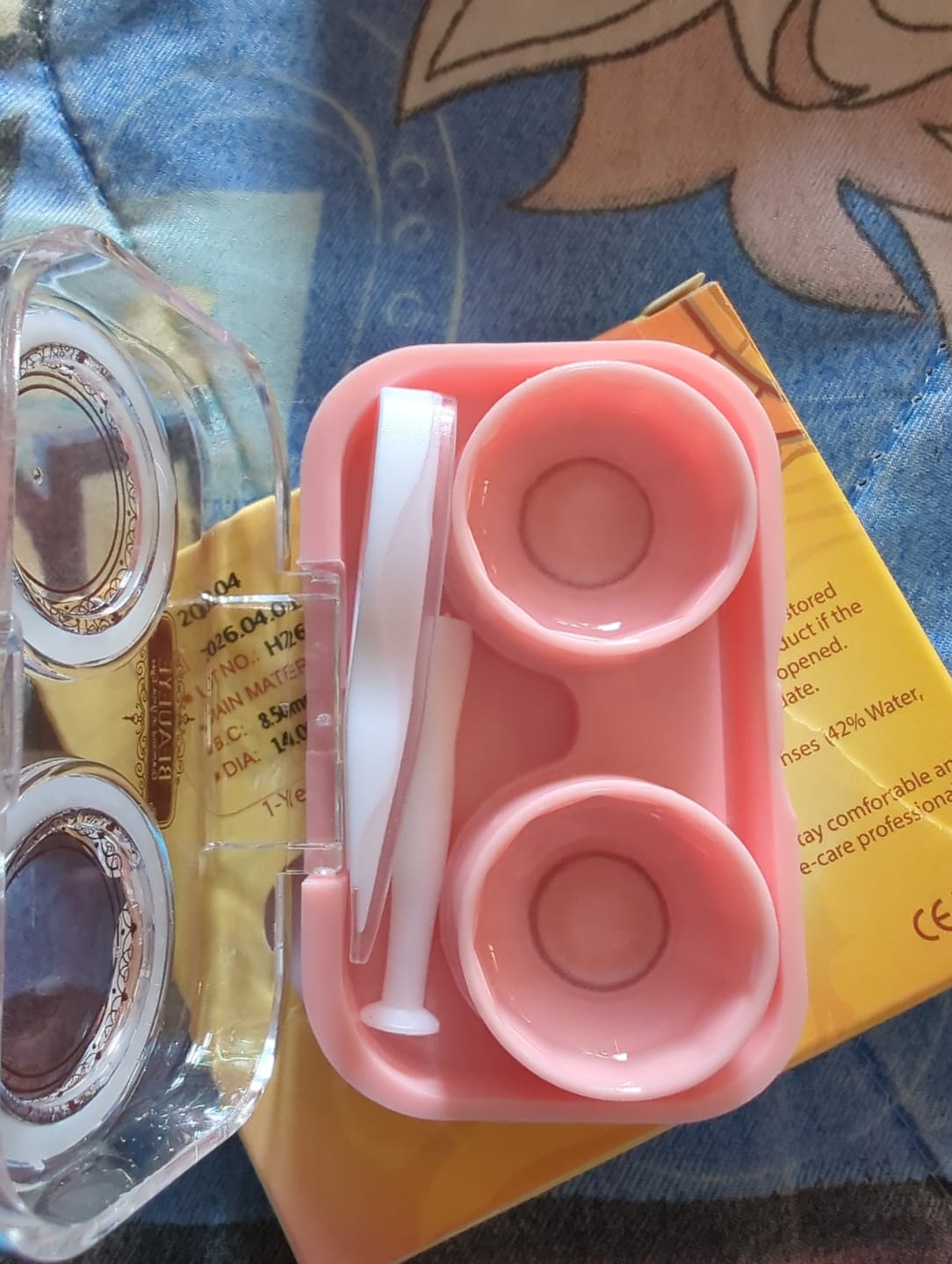 Customer photo review of Rome Gray Colored Contact Lenses