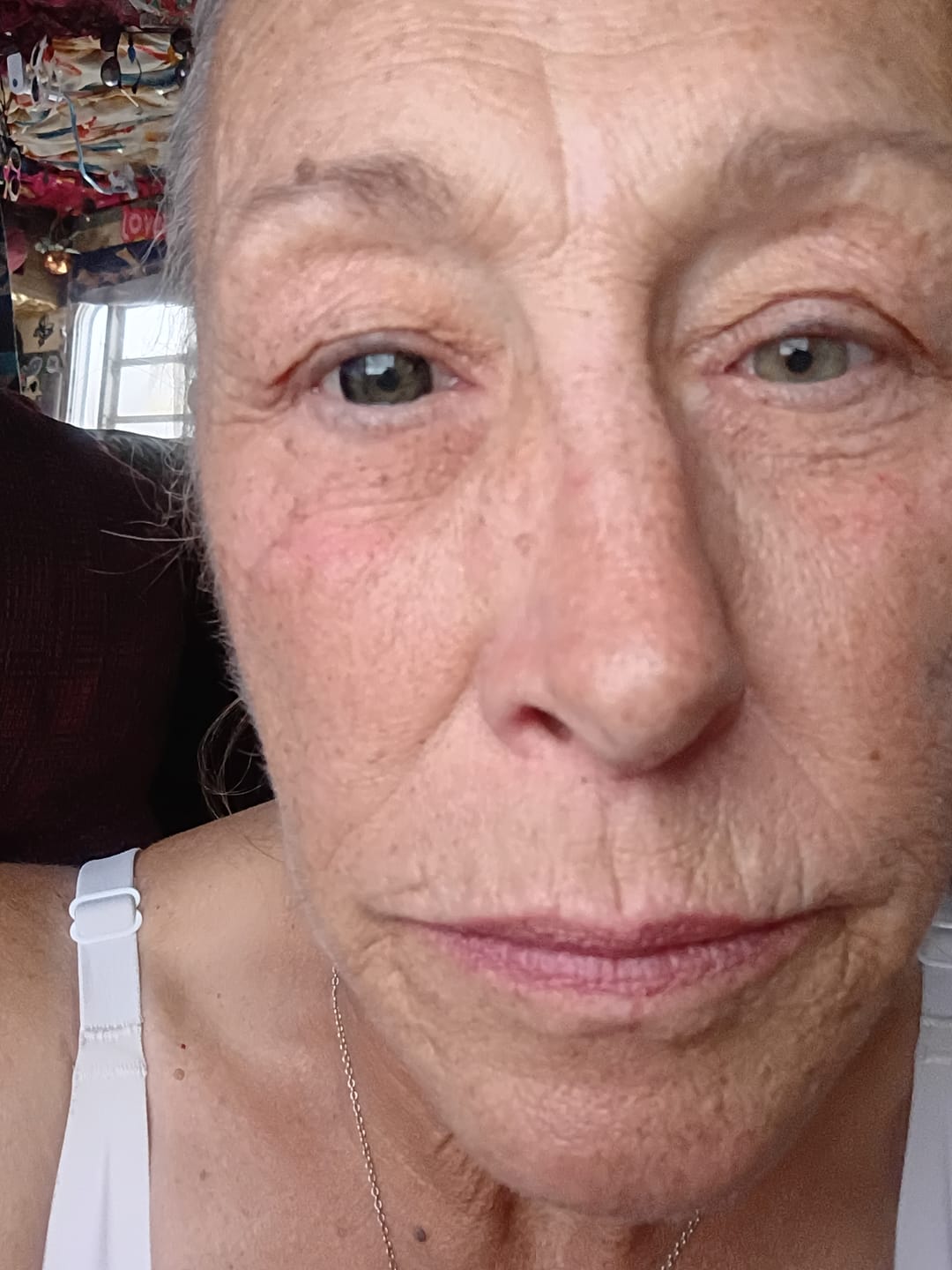 Customer photo review of lracema Green Prescription Colored Contact Lenses