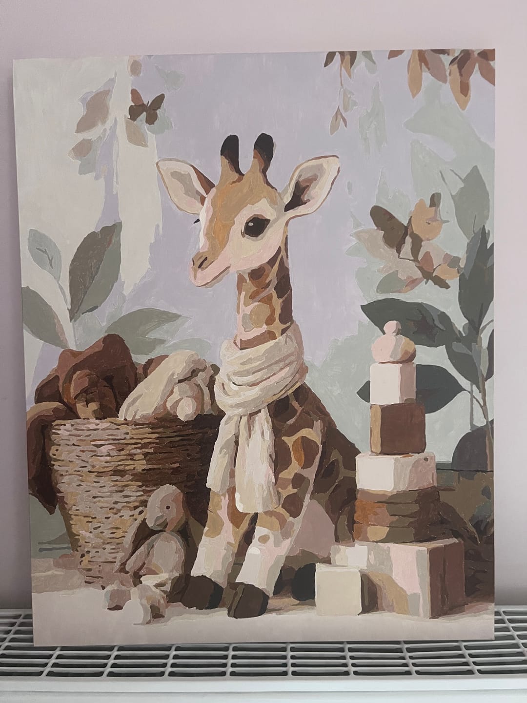 Customer photo review of Baby Giraffe | Paint by Number