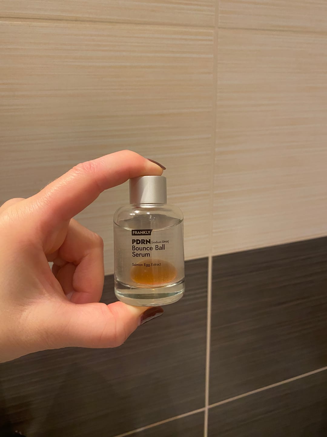 Customer photo review of Serums ādas tvirtumam Frankly PDRN Bounce Ball Serum