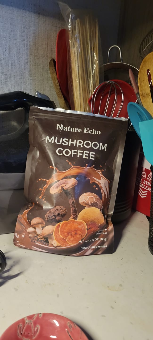 Customer photo review of Mushroom Coffee 11 in 1 Mushrooms with Ashwagandha
