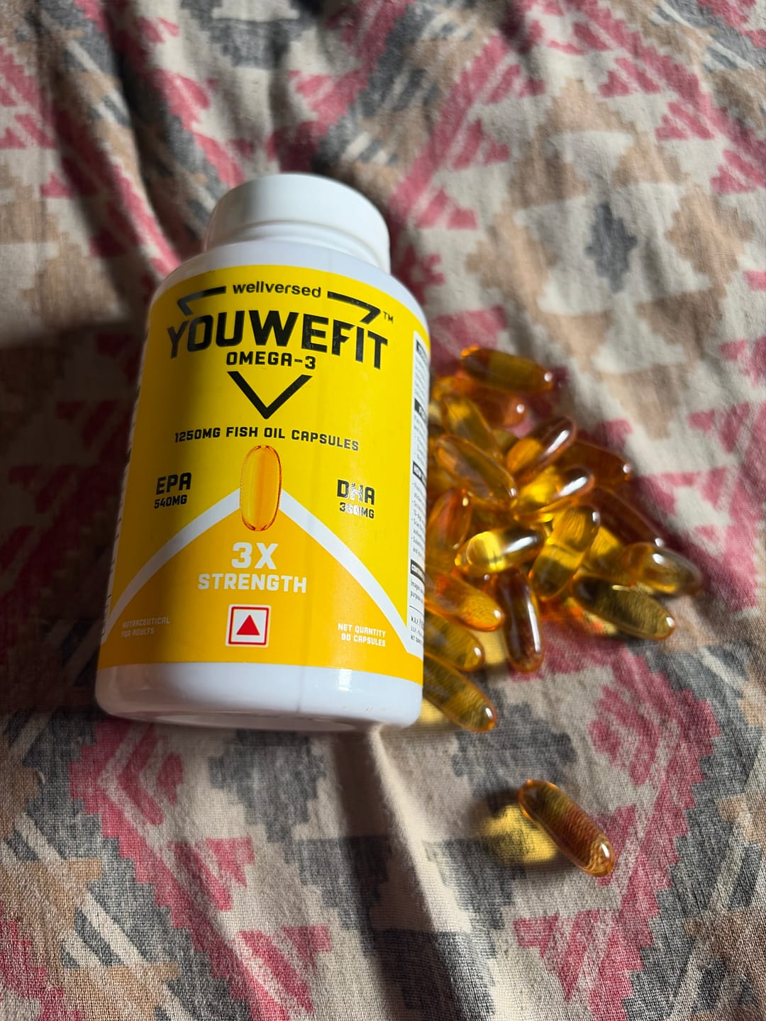 Customer photo review of YouWeFit Omega-3 Fish Oil (90 Capsules), 1250mg