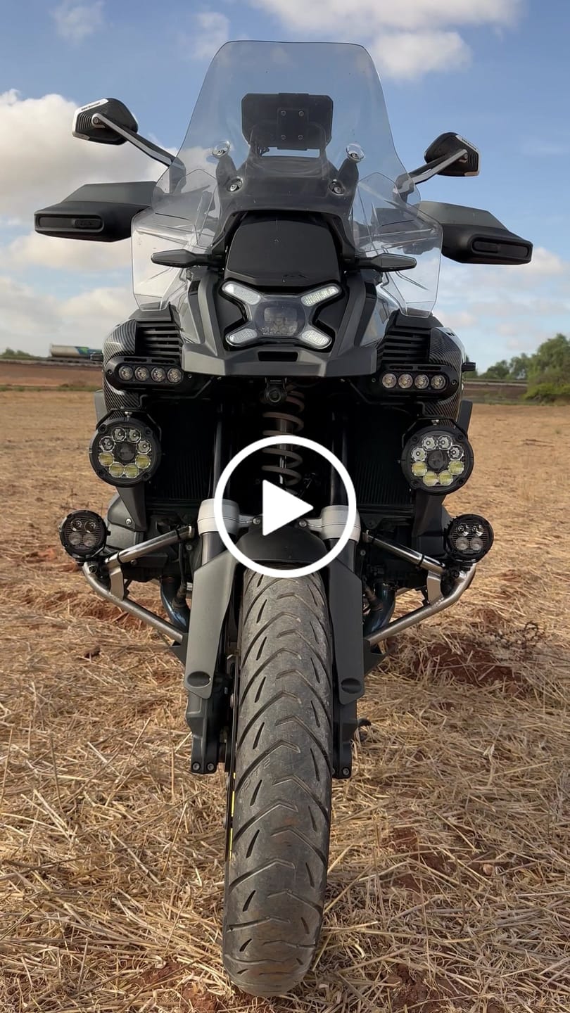 Customer video review of Under Nose Mount for Motorcycle Lights