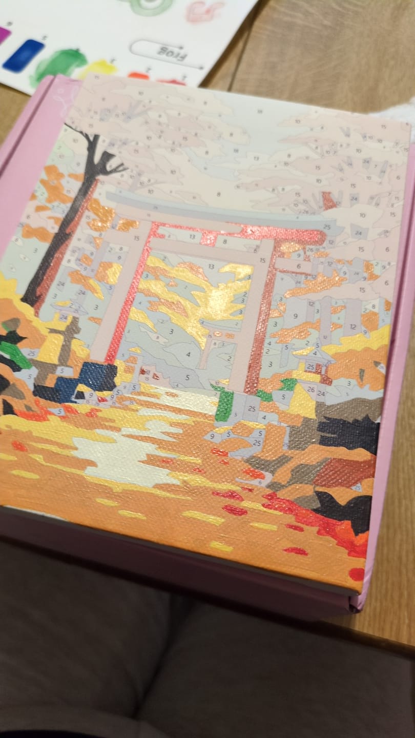 Customer photo review of 6 Mini Paintings - Japanese Landscapes Set