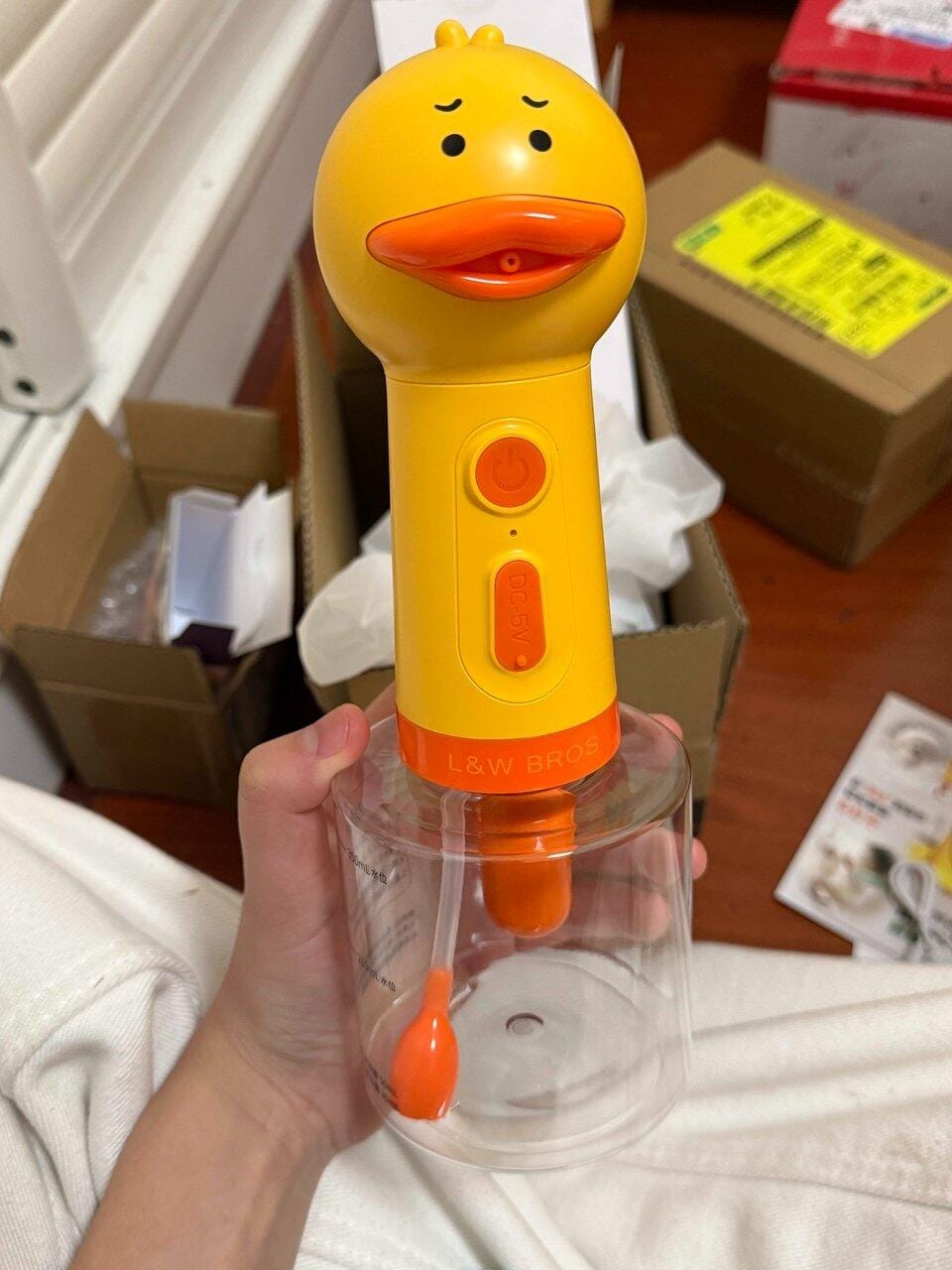Customer photo review of Ducky Dog Foam Machine