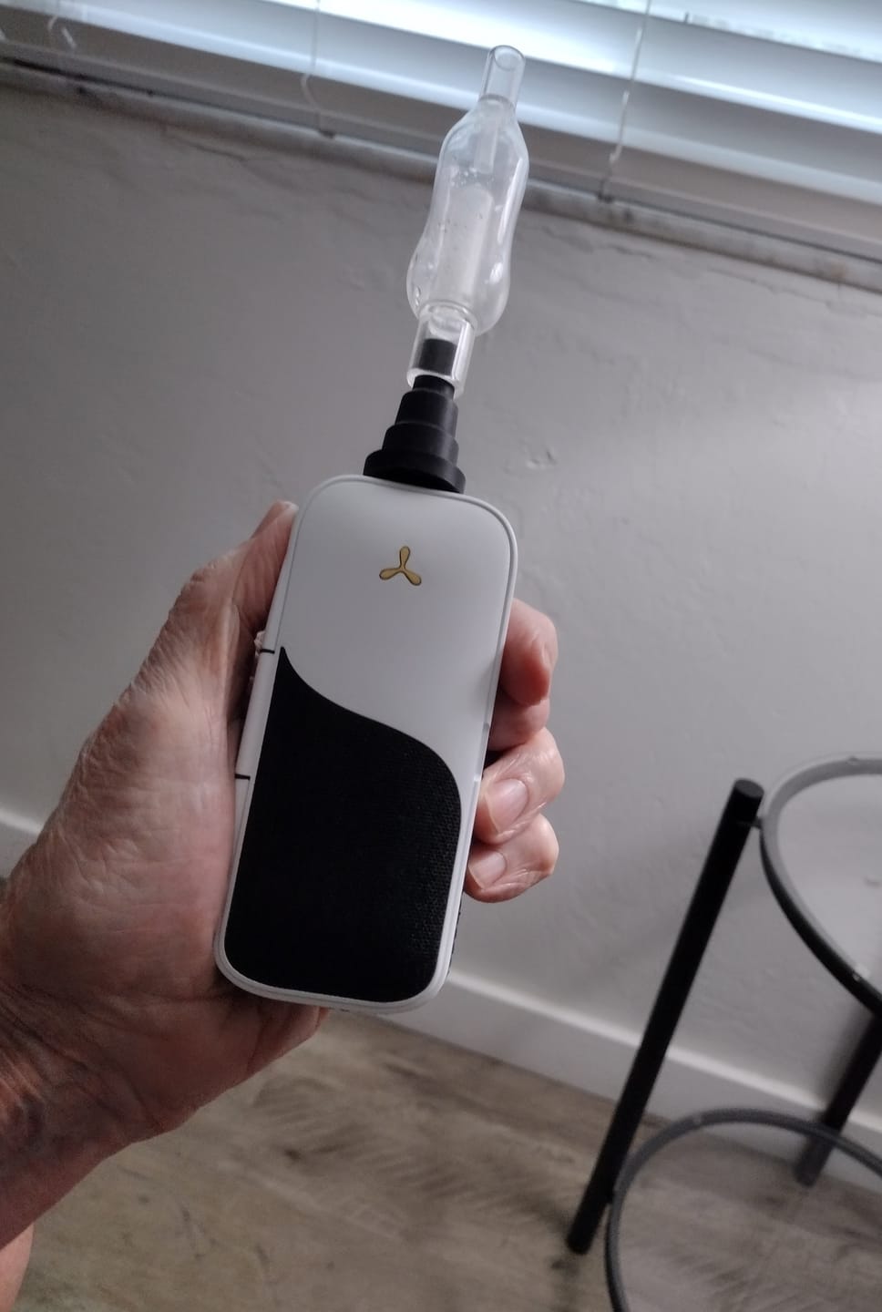 Customer photo review of Glass Water Bubbler + Silicone Adapter for PRO or X | Water-Cooled Vapour Accessory for Smoother Draws