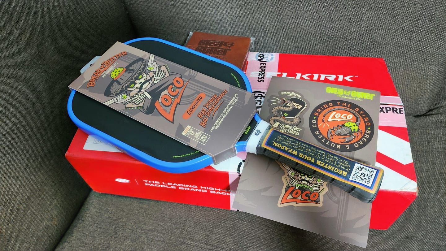 Customer photo review of The Loco 16mm Pickleball Paddle Elongated