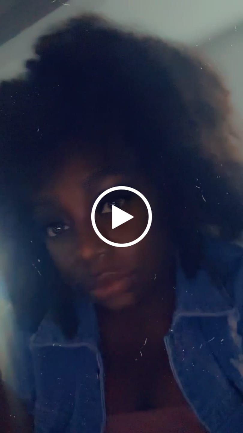 Customer video review of #T1B/4 Medium Brown Multi-Textured Kinky Curly Human Crochet Hair with Dark Roots