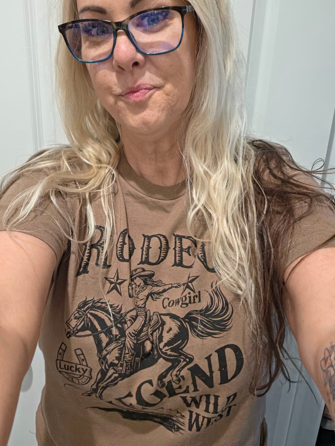 Customer photo review of Ladies Rodeo Tee