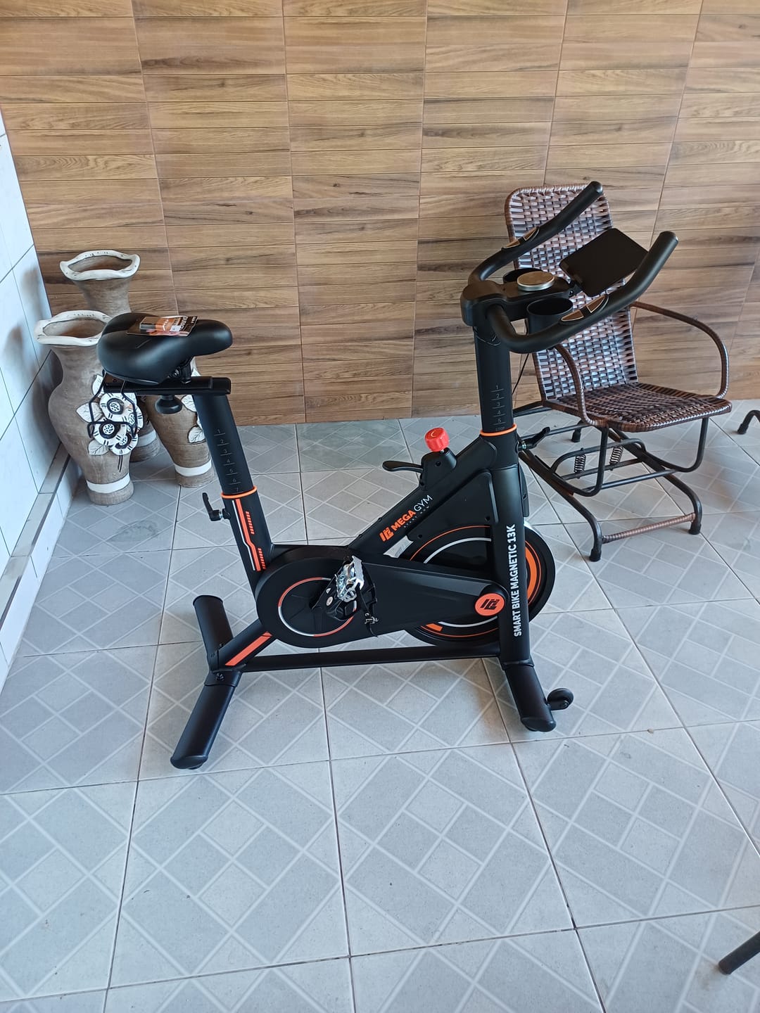 Customer photo review of Bicicleta Ergométrica Smart Magnetic 13K | Disco 13KG | Resistência Magnética potente | Banco Ultra Soft