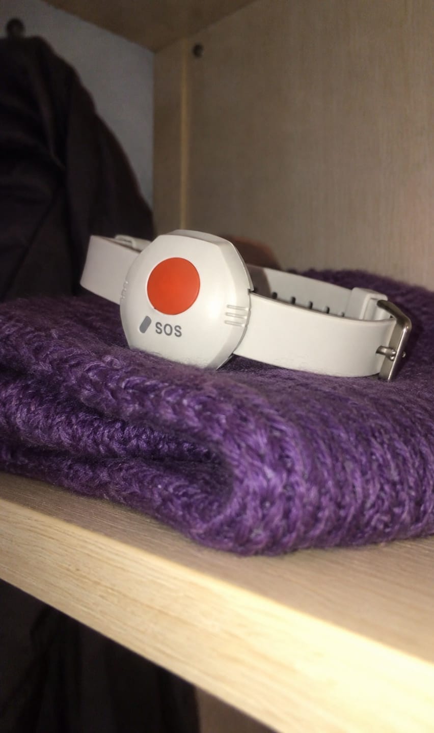 Customer photo review of Wearable SOS Button