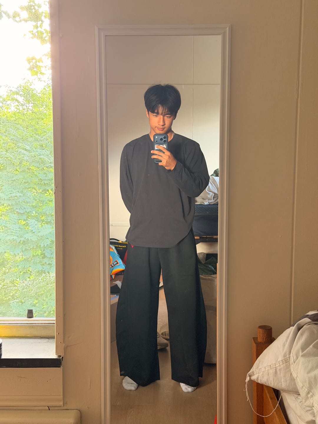 Customer photo review of Aelfric Eden Super Baggy Barrel Sweatpants