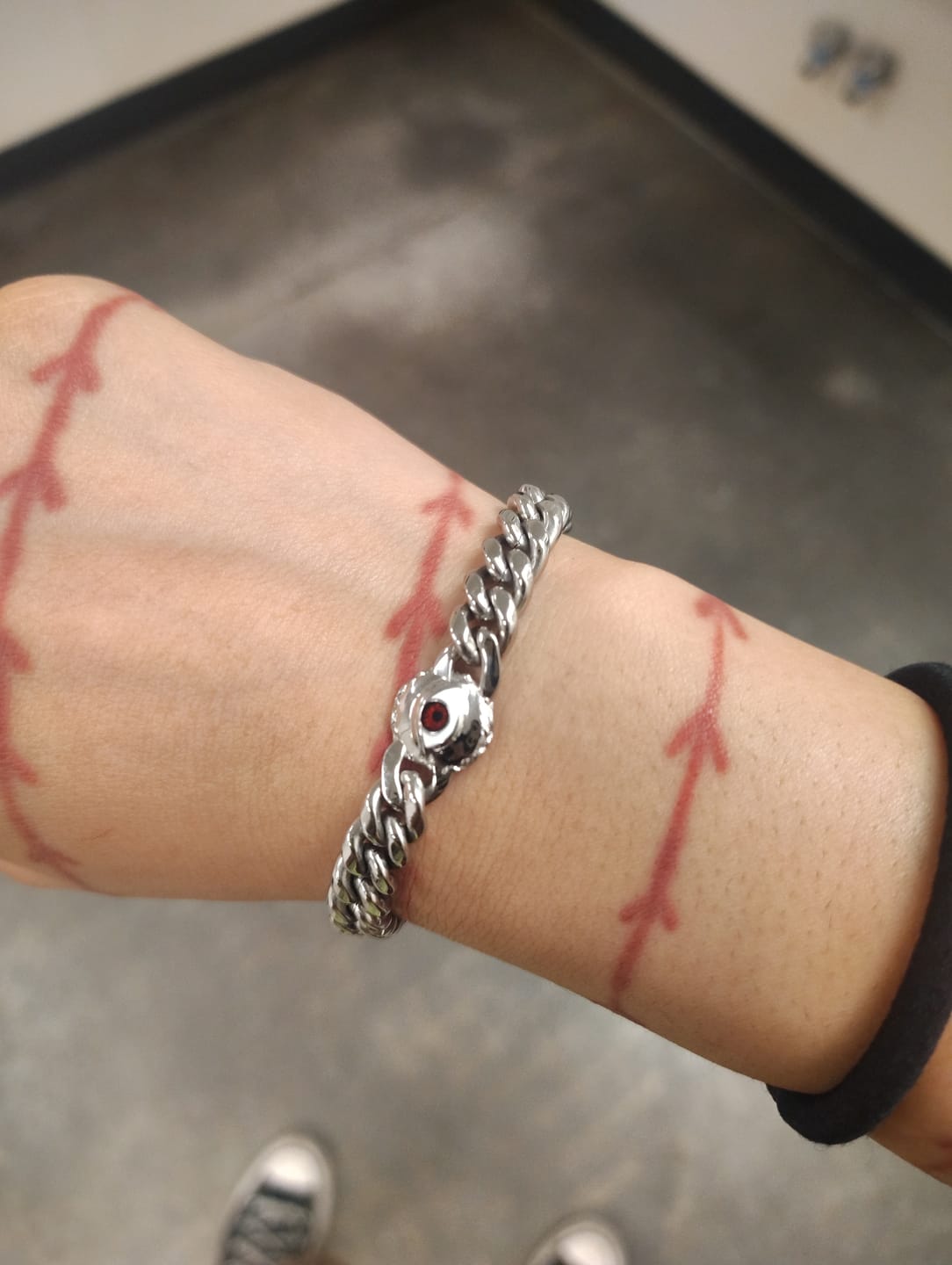 Customer photo review of EVIL EYE BRACELET