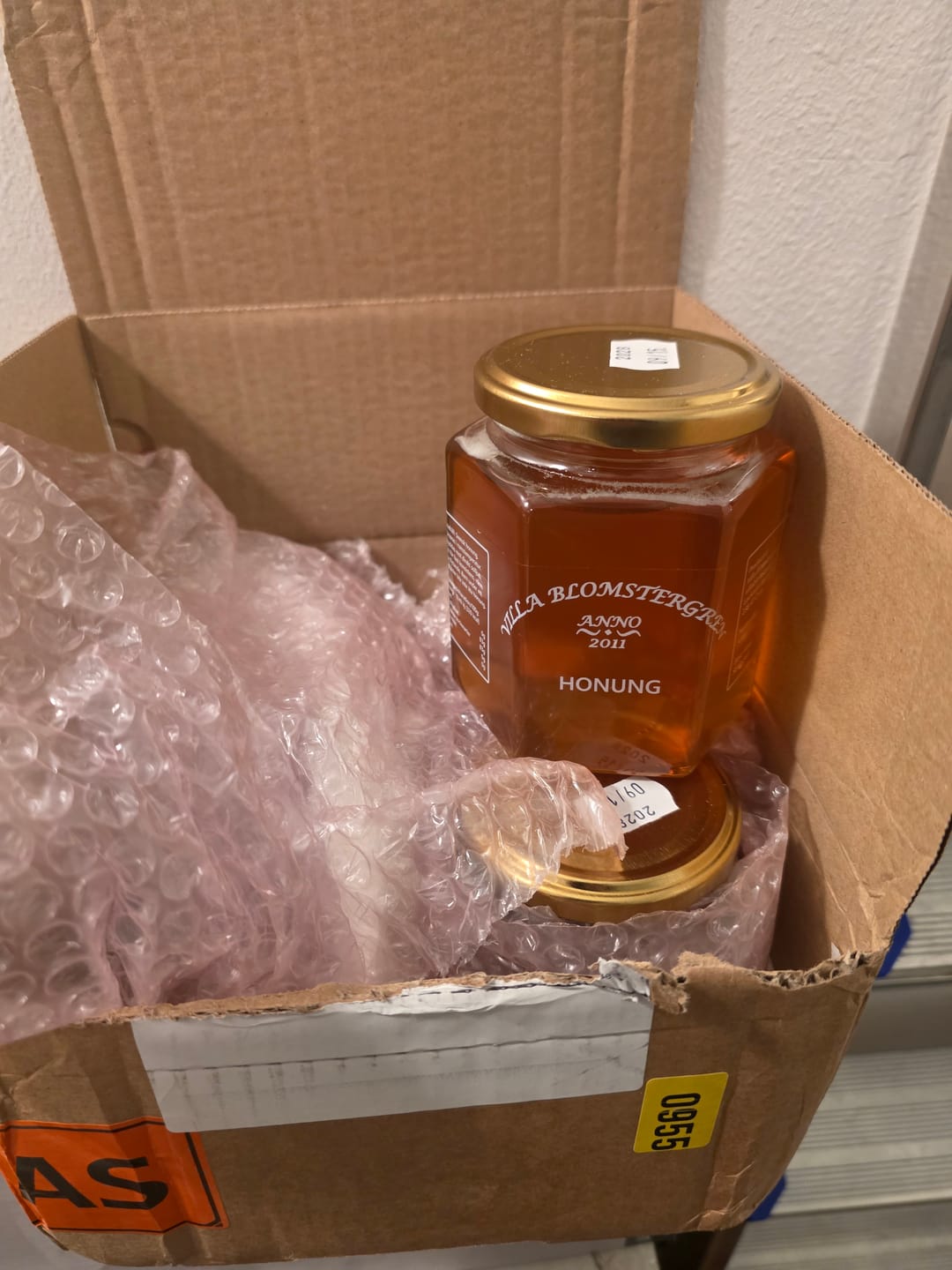Customer photo review of Flytande honung 2 kg (4×500 g) – Svensk RAW honung