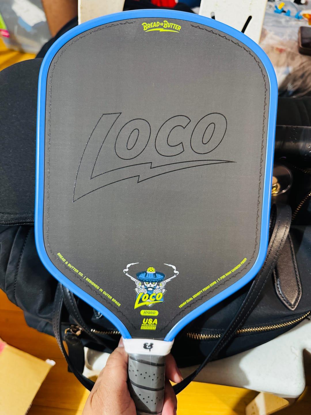 Customer photo review of The Loco 16mm Pickleball Paddle Hybrid