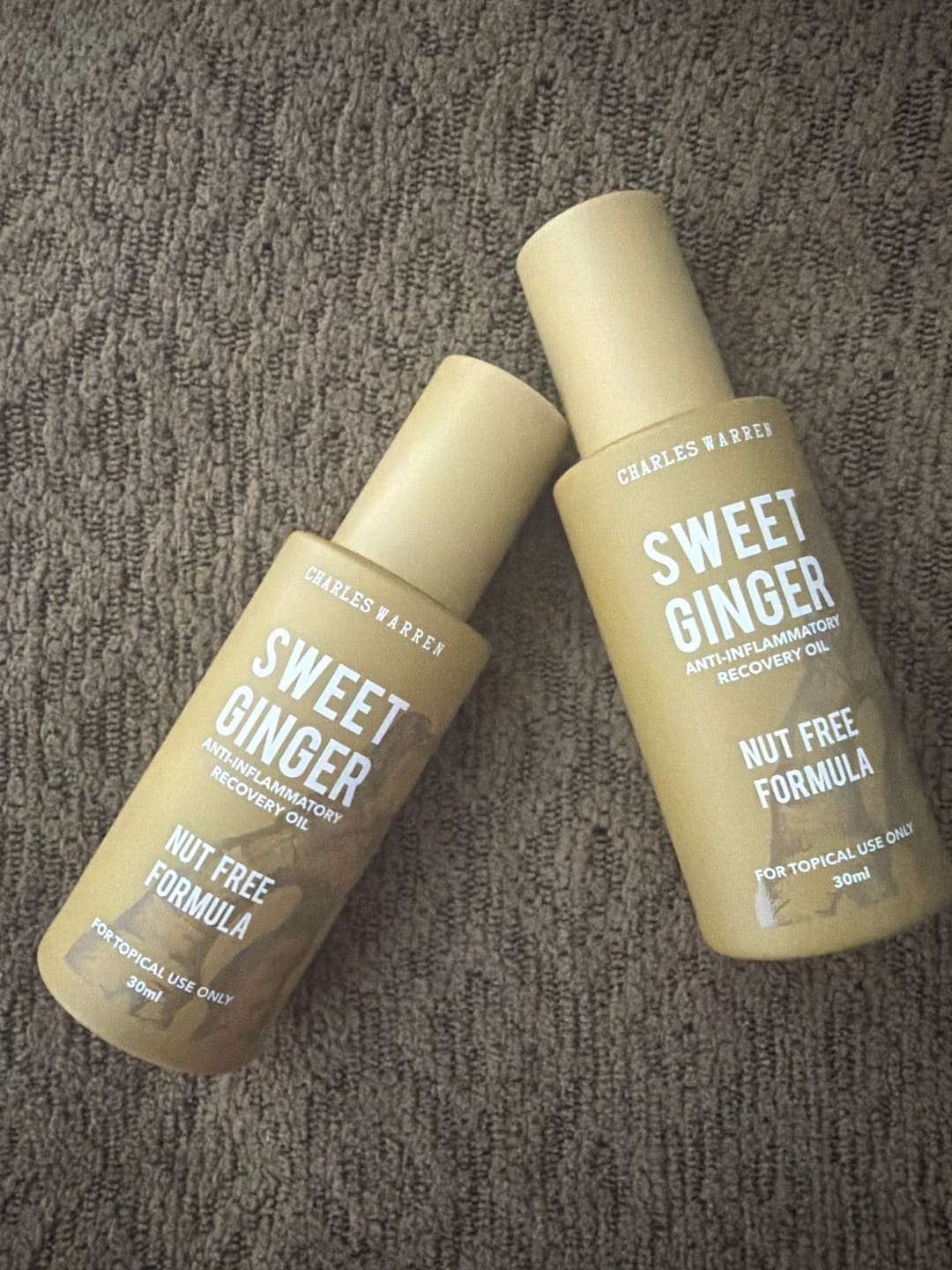 Customer photo review of [Nut-Free] Sweet Ginger Dry Oil for Sensitive Skin
