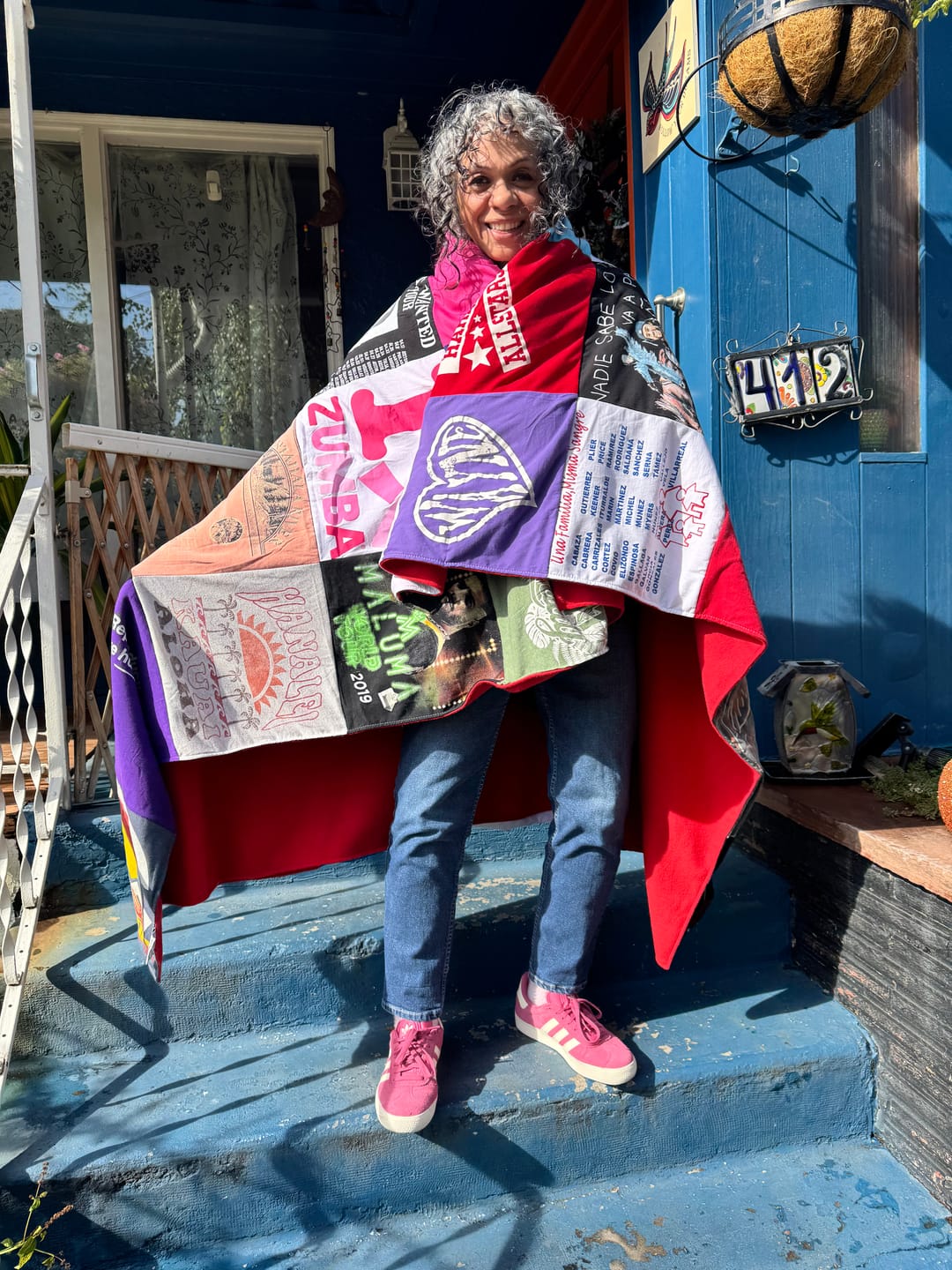 Customer photo review of Project Repat T-Shirt Quilt
