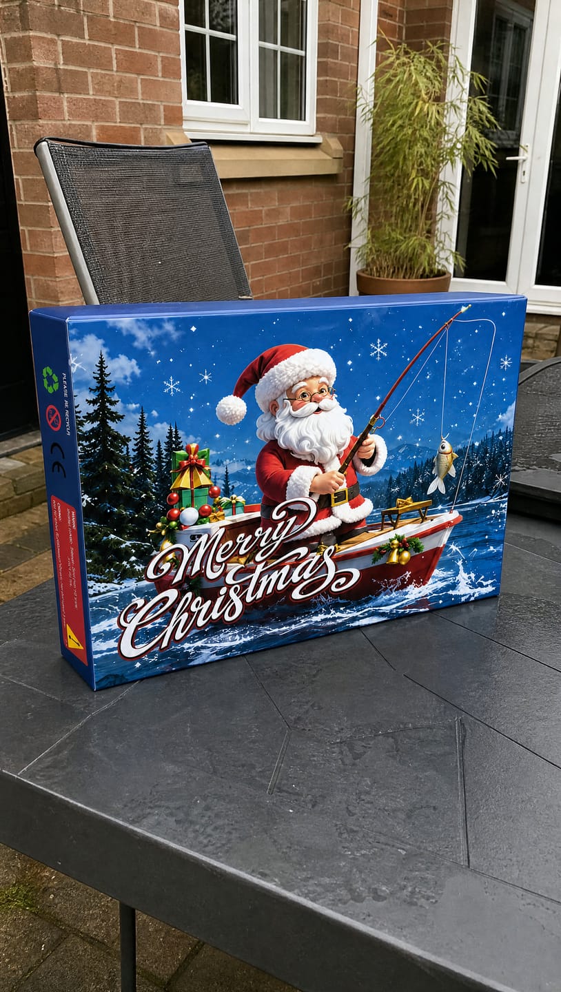 Customer photo review of Calendario de Adviento Pesca