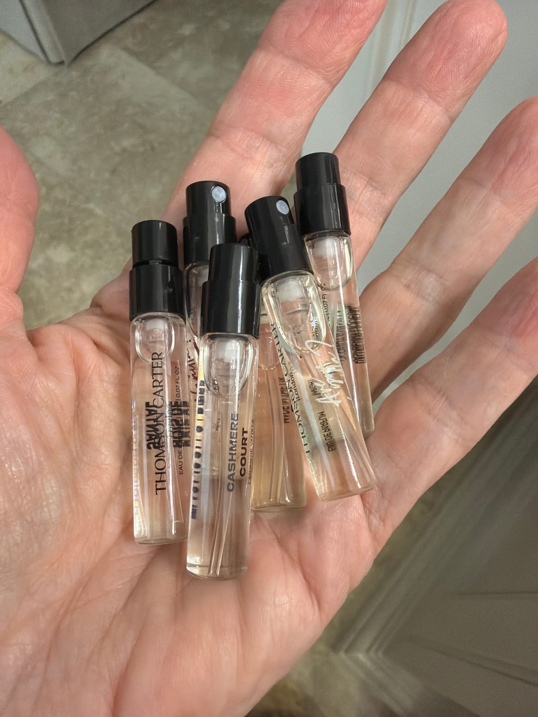 Customer photo review of Fragrance Discovery Kit | 5x 2ml | Eau de Parfum