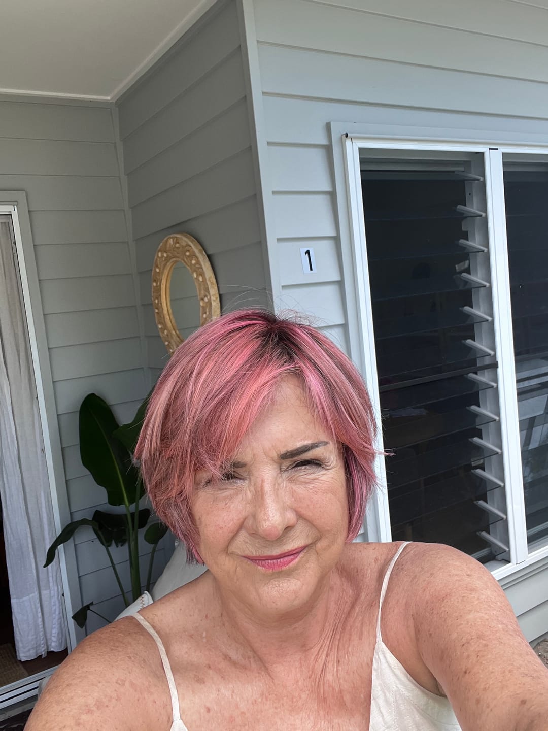 Customer photo review of Davines ALCHEMIC Conditioner Red 250ml