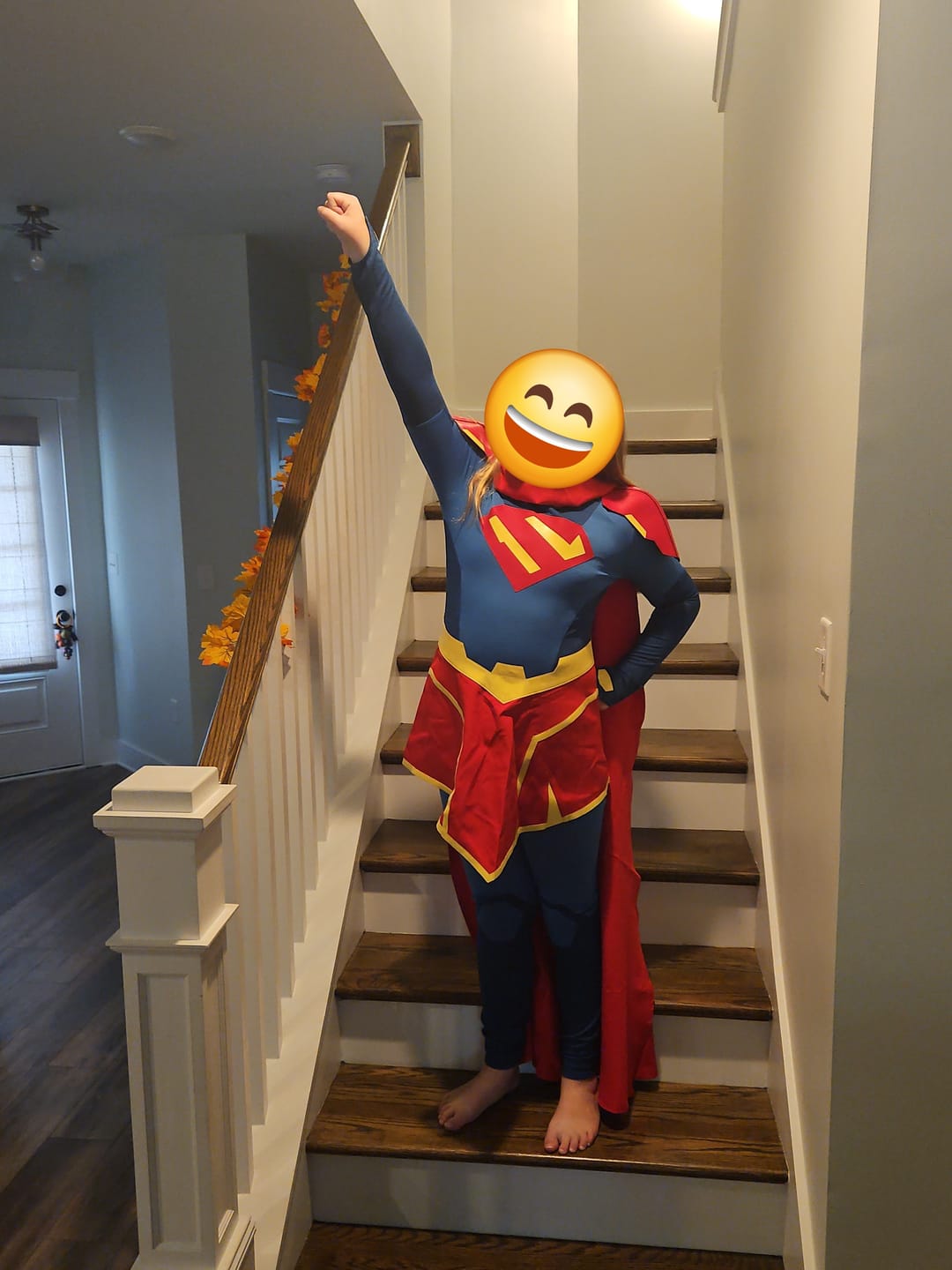 Customer photo review of DC Comics My Adventures With Superman Season 3 Supergirl Cosplay Costume