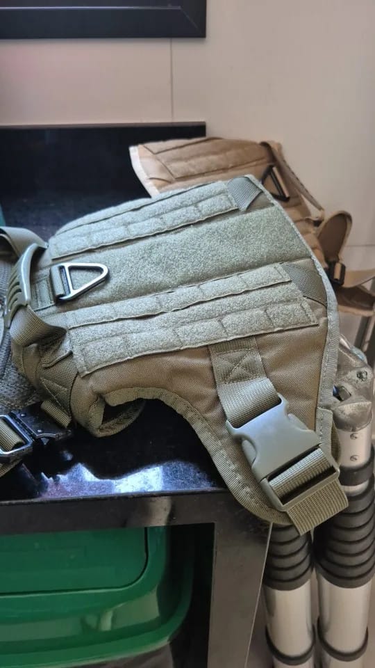 Customer photo review of 2-Piece Big Dog Harness & Lead Set – Heavy Duty Tactical No Pull