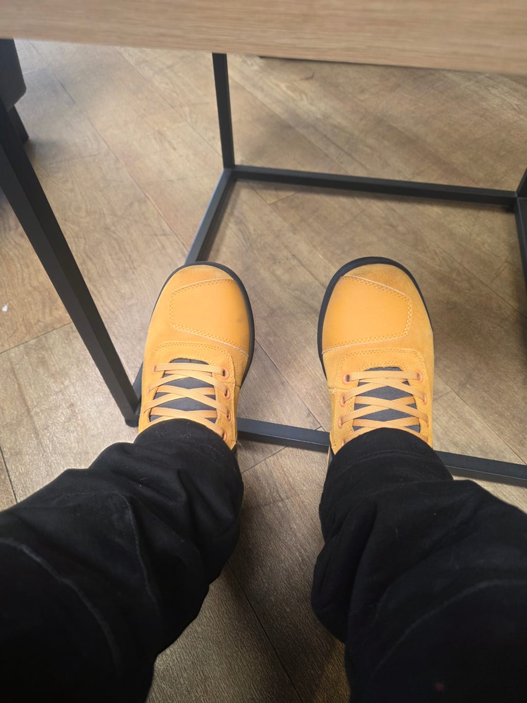 Customer photo review of RIDEIRON Street Height Increasing Motorcycle Riding Shoes | MS6002