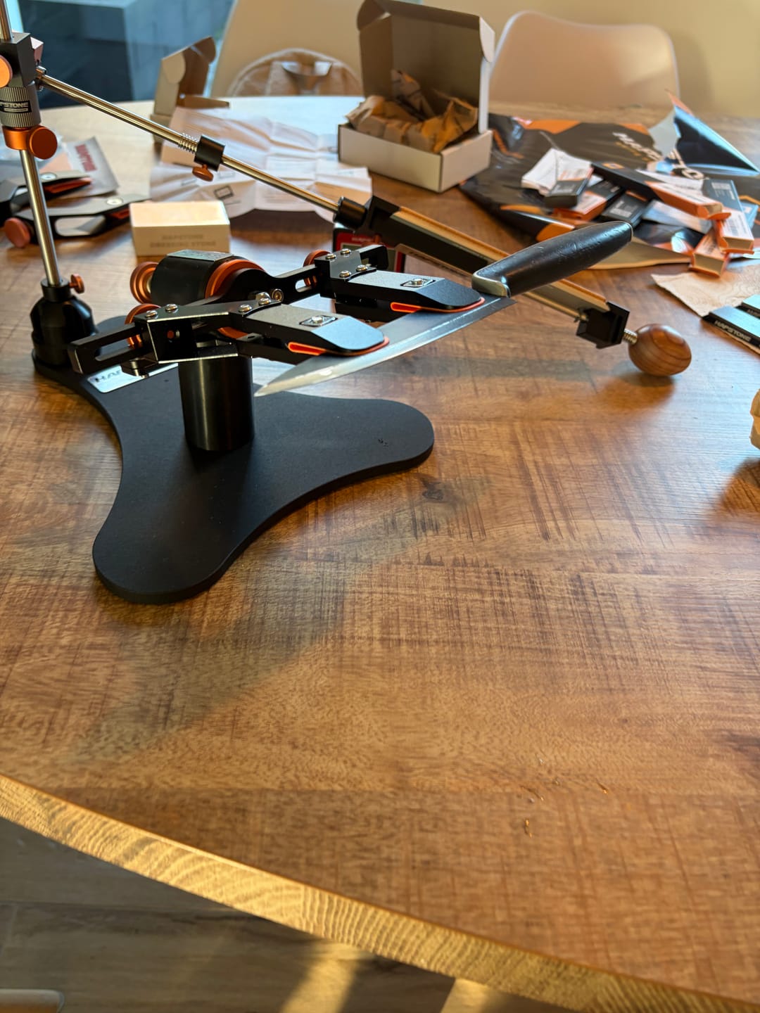 Customer photo review of Hapstone R2 Black Knife Sharpener